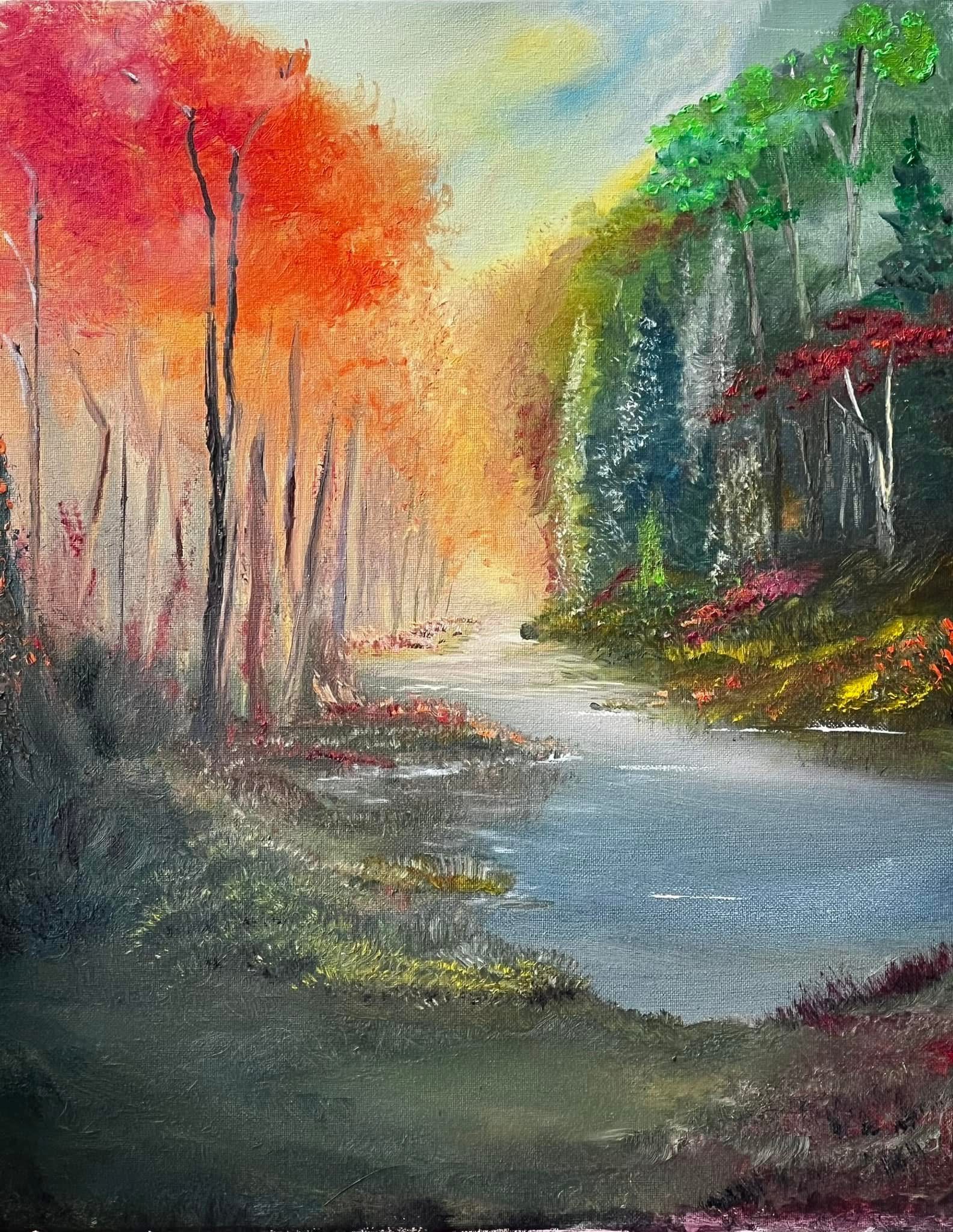 Symphony of Light in the Woodland