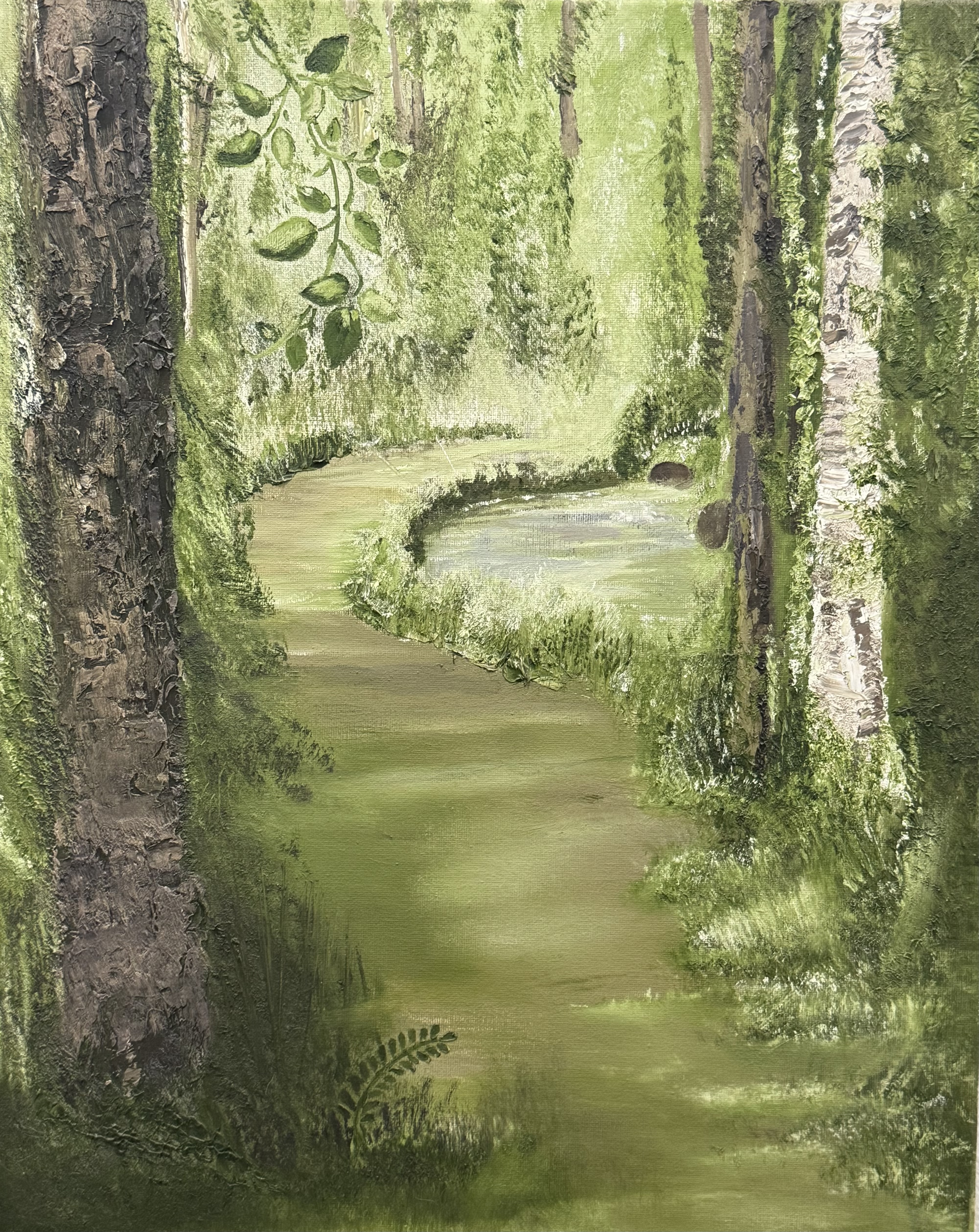 Serenity in the Woodland Path