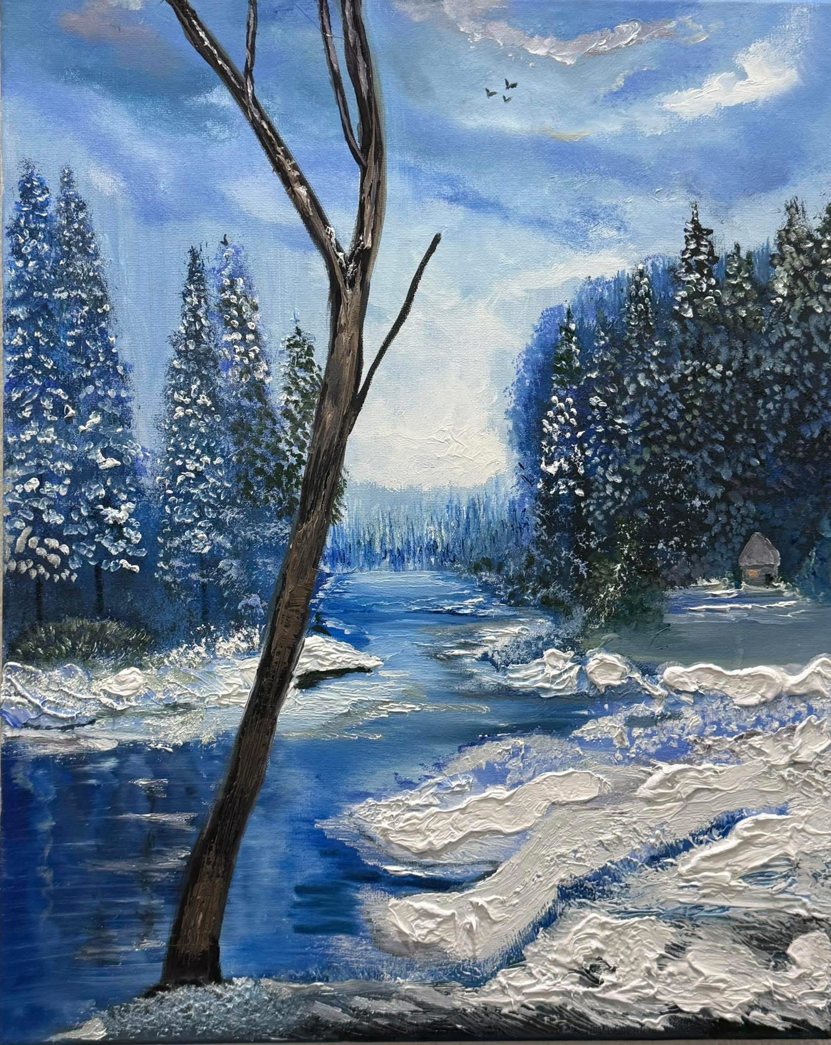Melancholy of Winter: Perseverance Through the Frozen Silence