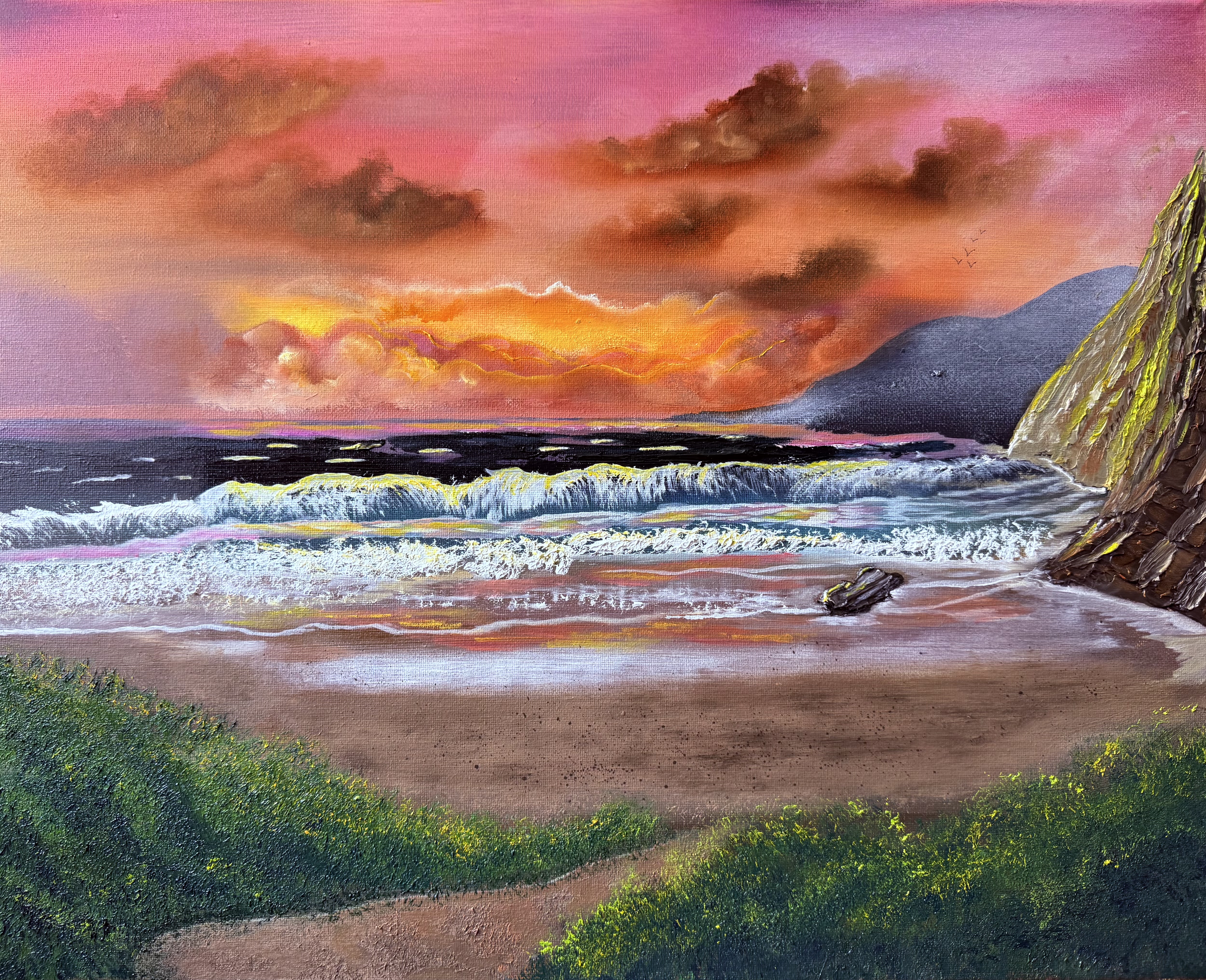 Summer's Finale — Last Light Over the Shore